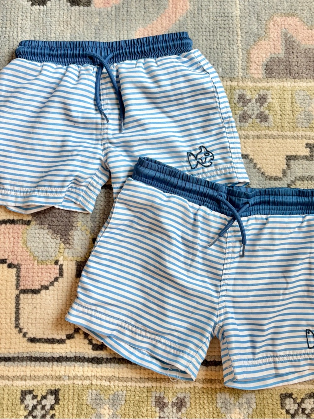 Prodoh 3T 4T Blue Stripe Swim Trunks